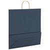 vidaXL Bolsas de papel con asas 50 uds azul 45x17x48 cm