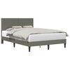 vidaXL Estructura de cama Gris Claro 160 x 200 cm Tela de Pana