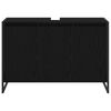 vidaXL Gabinete de Ba&ntilde;o con almacenamiento Roble Negro 90 x 30 x 60 cm
