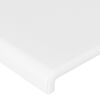 vidaXL Cama box spring con colch&oacute;n cuero sint&eacute;tico blanco 140x190 cm
