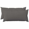vidaXL Funda de almohada 2 uds. HEERLEN Gris Claro 40 x 70 cm Tela