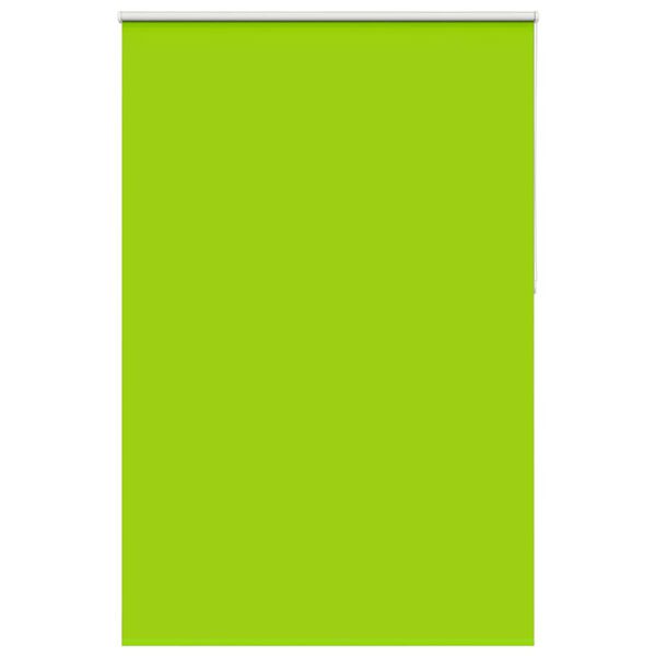 vidaXL Estor Enrollable Opaco hojas verde 160x230cm Tela Ancho 156,6cm