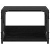 vidaXL Soporte para Impresora Roble Negro 44 x 26 x 31.5 cm