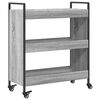 vidaXL Carrito de cocina madera de ingenier&iacute;a gris Sonoma 70x30x82 cm