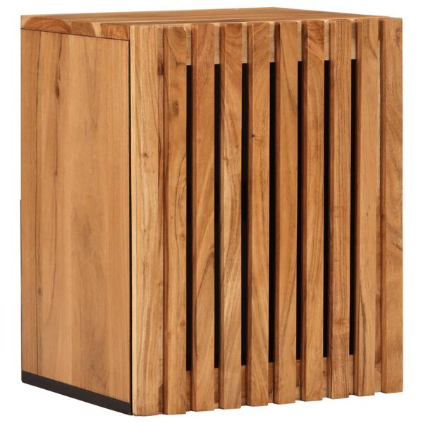 vidaXL Armario de ba&ntilde;o de pared madera maciza de acacia 38x34x48 cm