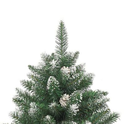 vidaXL Árbol de Navidad artificial con soporte PVC 240 cm