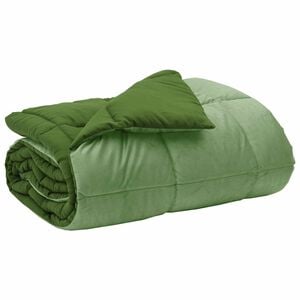 vidaXL Edred&oacute;n de Invierno 135 x 200 cm Invierno Verde Transpirable