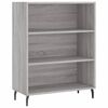vidaXL Estanter&iacute;a madera de ingenier&iacute;a gris Sonoma 69,5x32,5x90 cm