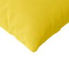 vidaXL Cojines de sof&aacute; 2 pcs Amarillo Claro 145 x 40 cm tela