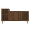 vidaXL Mueble para TV madera contrachapada marrón roble 100x35x55 cm