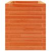 vidaXL Jardinera de madera maciza de pino marr&oacute;n cera 70x40x45,5 cm