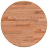 vidaXL Tablero redondo de madera maciza de haya Ø40x1,5 cm