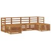 vidaXL Juegos de sof&aacute;s 6 pcs Natural Madera de Acacia S&oacute;lida