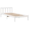 vidaXL Estructura de cama sin colchón madera de pino blanca 90x200 cm