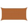 vidaXL Toldo Vela de Sombra Naranja y Marr&oacute;n 4 x 2 m