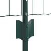 vidaXL Cerca y Poste Verde 0,6 x 10 m Acero