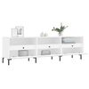vidaXL Mueble de TV madera contrachapada blanco 150x30x44,5 cm