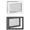 vidaXL Ventana de s&oacute;tano oscilante y abatible RISOR 80 x 50 cm