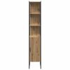 vidaXL Juego de muebles de ba&ntilde;o 4 pcs Marr&oacute;n Madera contrachapada
