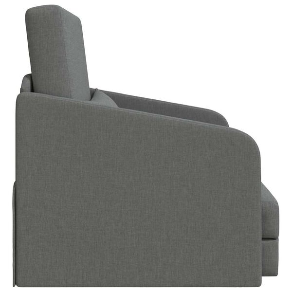 vidaXL Sof&aacute; cama Gris oscuro 65 x 80 x 83 cm tela