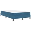 vidaXL Cama tipo Box Spring con colch&oacute;n Azul Oscuro 120 x 200 cm tela