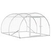 vidaXL Gallinero Plateado 200 x 150 x 100 cm Acero Galvanizado