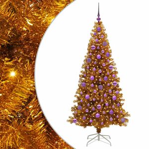 vidaXL &Aacute;rbol de Navidad Dorado 180 cm PET