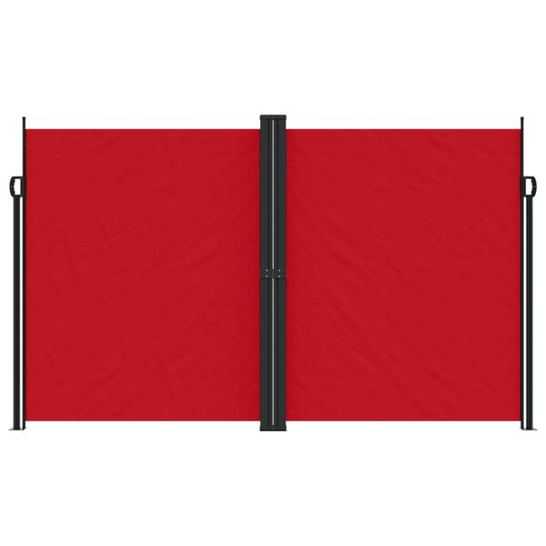 vidaXL Toldo lateral retr&aacute;ctil rojo 200x1200 cm