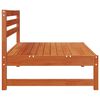 vidaXL Sof&aacute; Medio de Jard&iacute;n Pino macizo Marr&oacute;n Cera 120 x 84 x 70 cm