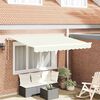 vidaXL Toldo Retr&aacute;ctil Crema 300 x 200 cm tela