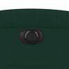 vidaXL Sill&oacute;n reclinable el&eacute;ctrico de terciopelo verde oscuro