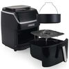 Princess Freidora de aire a vapor 1700W 6,5L negro