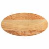 vidaXL Tablero de mesa ovalado madera maciza de roble 80x40x4 cm