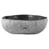 vidaXL Lavabo Ovalado Gris (32-37) x (27-30) x 12 cm Piedra de R&iacute;o