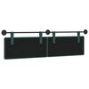 vidaXL Cabecera Colgante Verde oscuro 170 x 55 x 5 cm tela