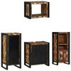 vidaXL Juego de muebles de ba&ntilde;o 4 pcs Madera s&oacute;lida recuperada