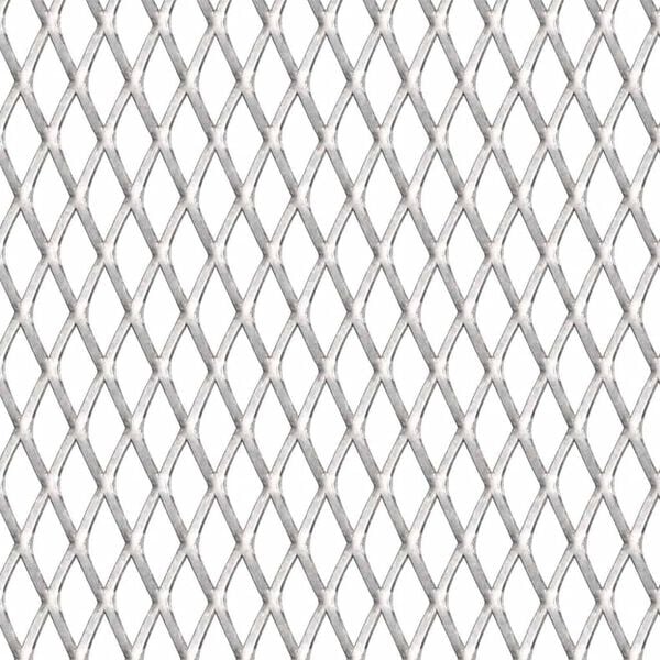 vidaXL Valla alambrada de jardín acero inoxidble 50x50cm 20x10x2 mm