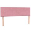 vidaXL Cama box spring con colch&oacute;n terciopelo rosa 140x220 cm