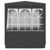 vidaXL Carpa profesional fiestas con paredes gris 90 g/m² 2,5x2,5 m