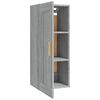 vidaXL Armario de pared madera de ingeniería gris Sonoma 35x34x90 cm