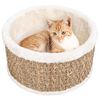 vidaXL Cesta redonda para gatos 36 cm hierba marina