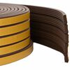 vidaXL Sello de ventana autoadhesivo Marr&oacute;n 10 x 4 mm 12 m Espuma EPDM