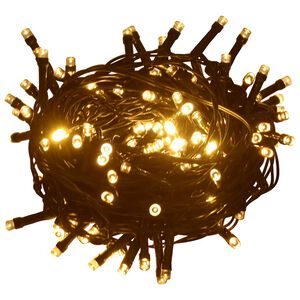 vidaXL Guirnalda con 2000 LED interior/exterior blanco c&aacute;lido 200 m