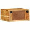 vidaXL Mesitas de noche de pared 2 uds madera maciza de acacia