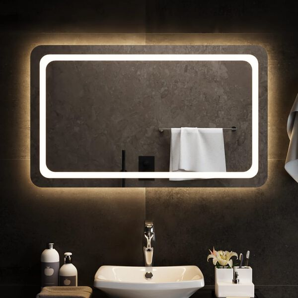 vidaXL Espejo de ba&ntilde;o con LED 100x60 cm