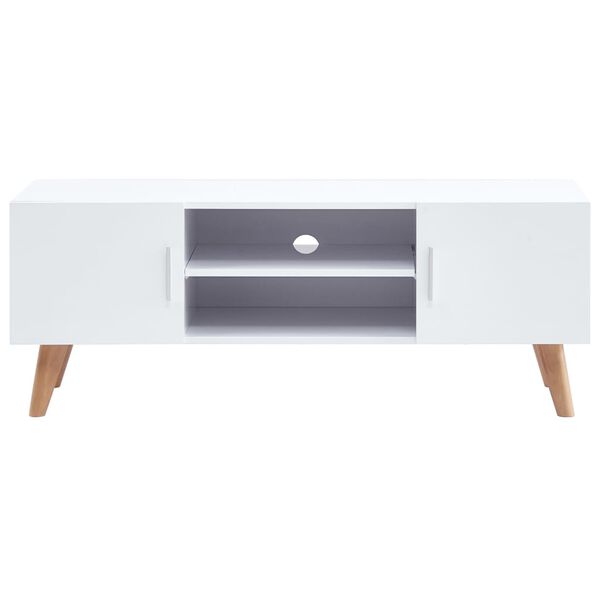 vidaXL Mueble para TV MDF blanco 120x40x46 cm