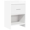 vidaXL Mesas de noche Blanco 40 x 30 x 60 cm Madera de ingenier&iacute;a