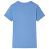 Camiseta infantil azul medio 116