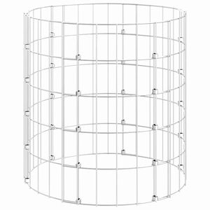 vidaXL Compostador de jard&iacute;n acero galvanizado &Oslash;50x50 cm