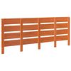 vidaXL Cabecero Marr&oacute;n cera 200,5 x 3 x 80 cm Madera de pino macizo